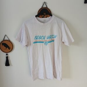 Vintage White Volkswagon "Beach Wagon" 80s/90s T-Shirt